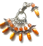 WSTG #001 Set of 7 Crochet / Knitting Stitch Markers